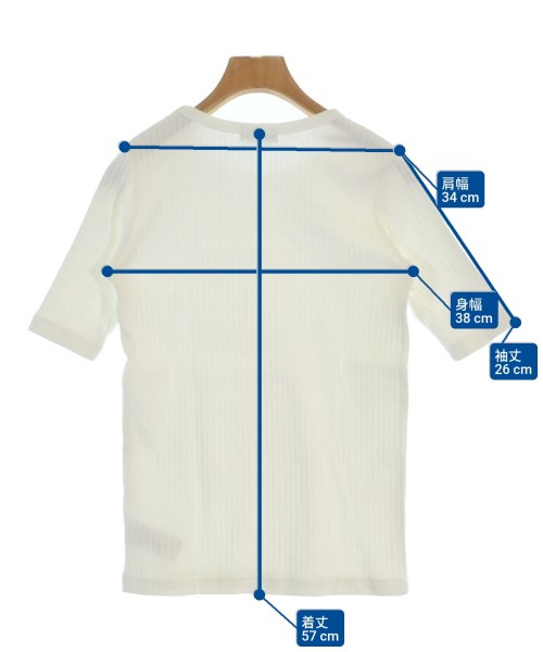 SHIPS any（シップスエニィ）Tシャツ・カットソー 白 サイズ:F レディース/2200674832046