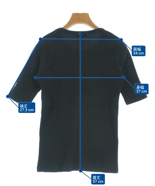 SHIPS any（シップスエニィ）Tシャツ・カットソー 黒 サイズ:F レディース/2200674832053
