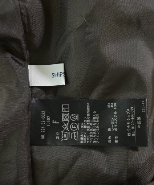 SHIPS any（シップスエニィ）ワンピース 茶 サイズ:F レディース/2200684991030