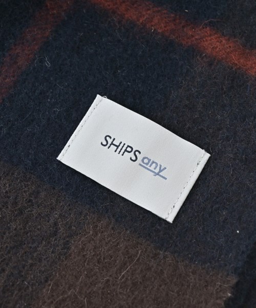 SHIPS any（シップスエニィ）ストール 茶 サイズ:- レディース/2200680009258