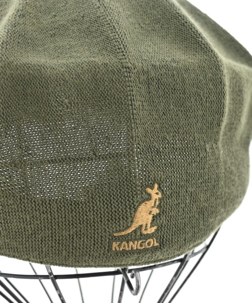 KANGOL（カンゴール）ハンチング・ベレー帽 カーキ サイズ:L メンズ/2200615591179