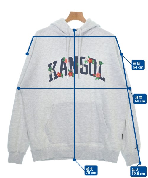 KANGOL（カンゴール）パーカー グレー サイズ:L メンズ/2200711029019