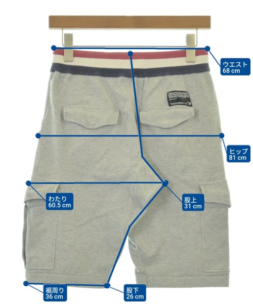 KANGOL（カンゴール）ショートパンツ グレー サイズ:38(M位) メンズ/2200718731090