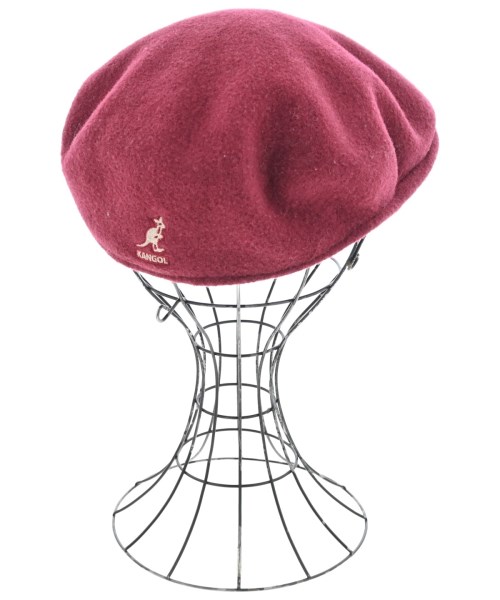 KANGOL（カンゴール）ハンチング・ベレー帽 赤 サイズ:L レディース/2200727438072