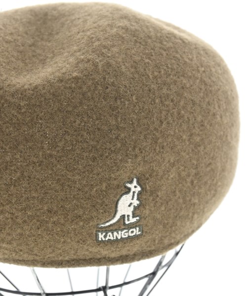 KANGOL（カンゴール）ハンチング・ベレー帽 カーキ サイズ:L メンズ/2200683642155