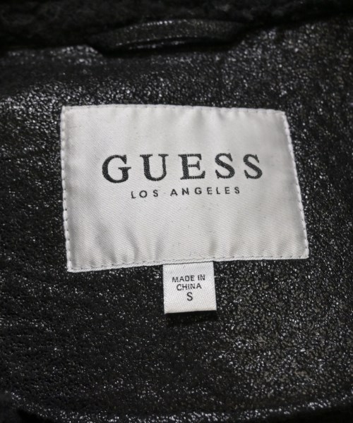 GUESS（ゲス）ライダース 黒 サイズ:S レディース/2200639199061