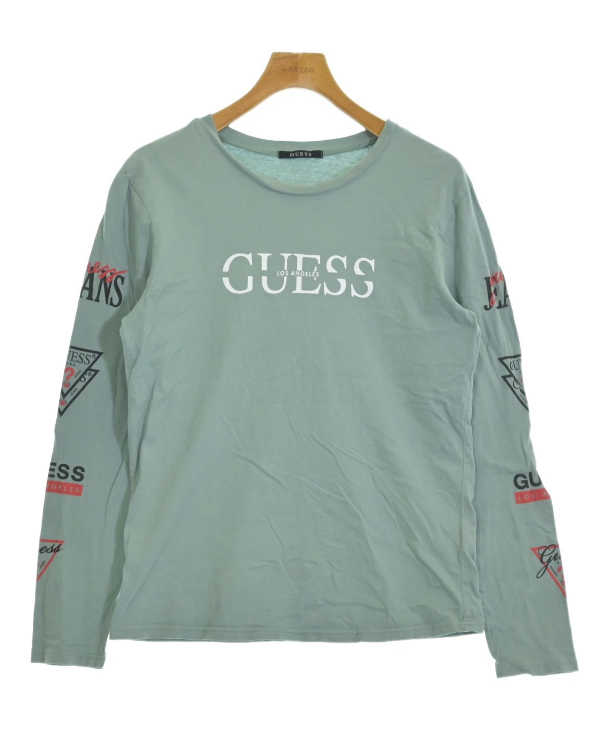 00s archive lgb olive カットソー size0 GUESS（ゲス）Tシャツ・カットソー 緑 サイズ:L メンズ/2200642613073