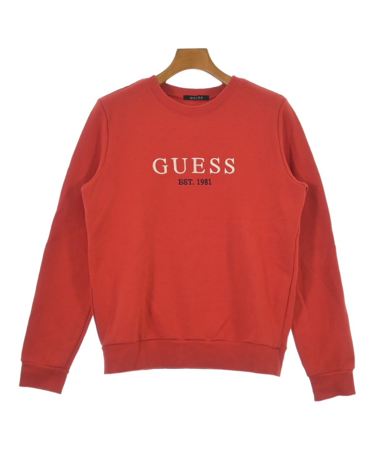 GUESS（ゲス）スウェット 赤 サイズ:XS レディース