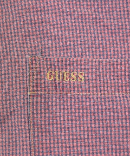 GUESS（ゲス）カジュアルシャツ ピンク サイズ:XL メンズ/2200623690482
