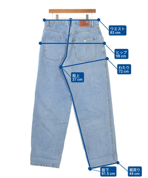 GUESS（ゲス）デニムパンツ 青 サイズ:34(XL位) メンズ/2200600472155