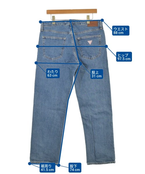 GUESS（ゲス）デニムパンツ 青 サイズ:32(L位) メンズ/2200671863081