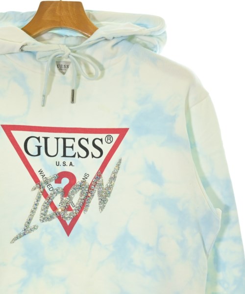 GUESS（ゲス）パーカー 青 サイズ:40(M位) レディース/2200679308041