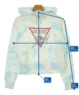 GUESS（ゲス）パーカー 青 サイズ:40(M位) レディース/2200679308041