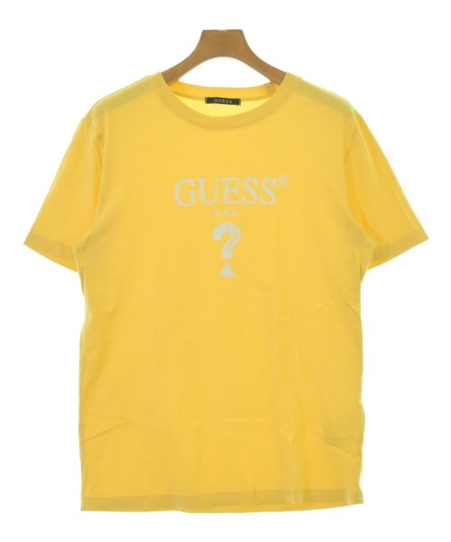 GUESS(ゲス)Tシャツ・カットソー 黄 サイズ:L/2200694959013