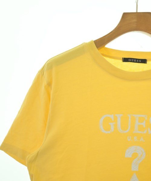 GUESS（ゲス）Tシャツ・カットソー 黄 サイズ:L メンズ/2200694959013