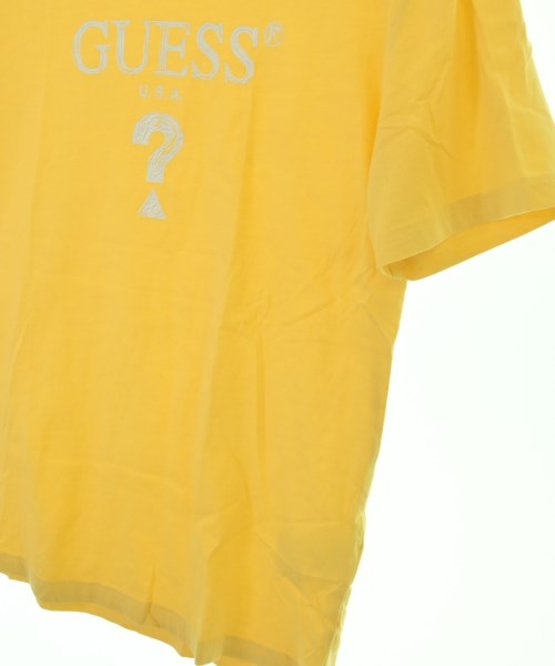 GUESS（ゲス）Tシャツ・カットソー 黄 サイズ:L メンズ/2200694959013