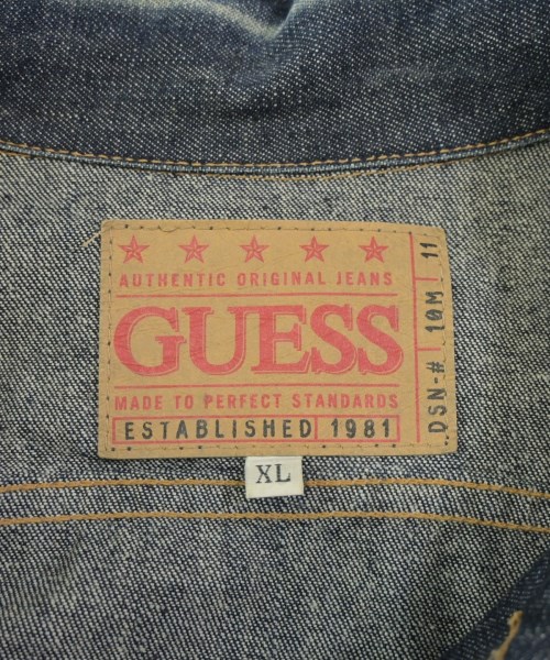 GUESS（ゲス）デニムジャケット 紺 サイズ:XL メンズ/2200658904011