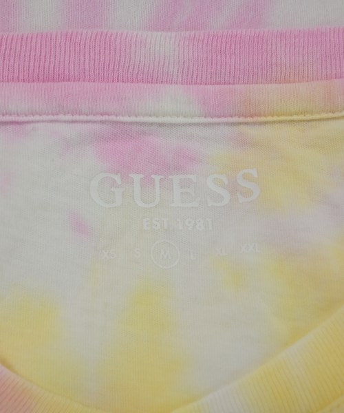 GUESS（ゲス）Tシャツ・カットソー ピンク サイズ:M レディース/2200657978136