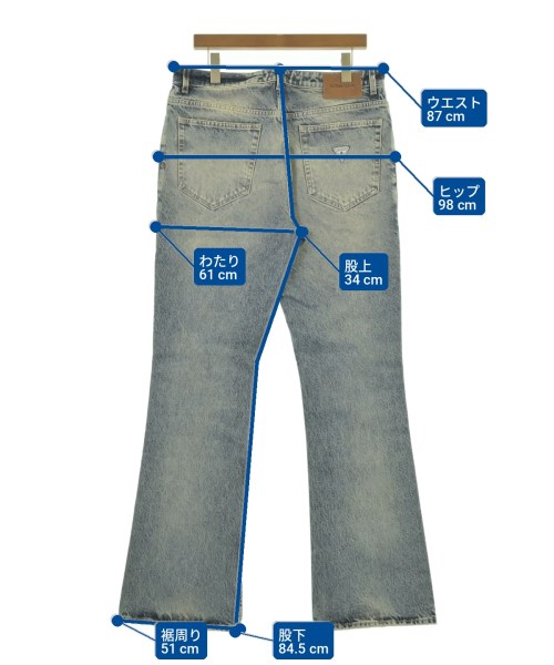 GUESS（ゲス）デニムパンツ 青 サイズ:32(L位) メンズ/2200652590081