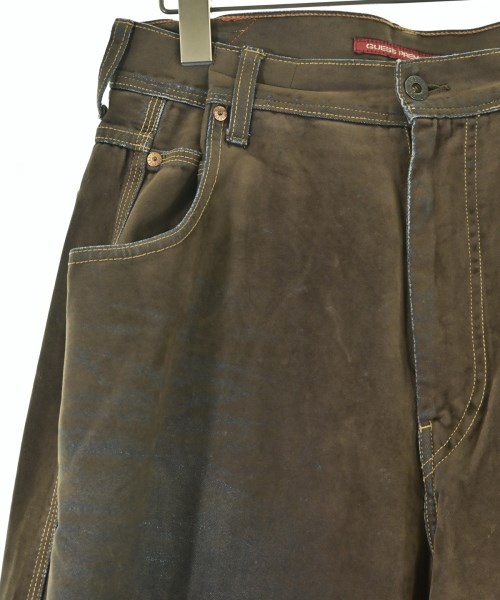 GUESS（ゲス）デニムパンツ 茶 サイズ:36(XS位) メンズ/2200730400011