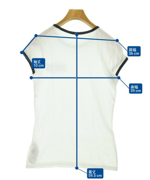 GUESS（ゲス）Tシャツ・カットソー 白 サイズ:S レディース/2200721531045