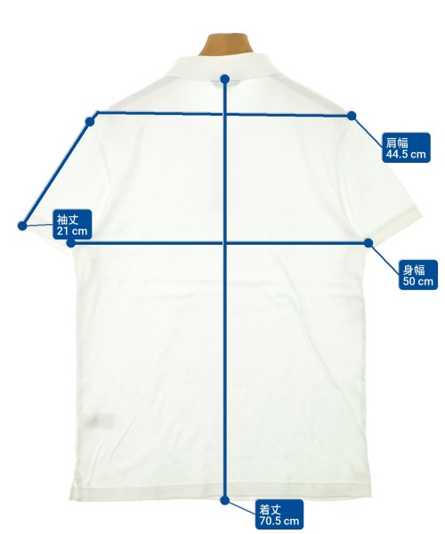 BANANA REPUBLIC（バナナリパブリック）ポロシャツ 白 サイズ:L メンズ/2200640827045