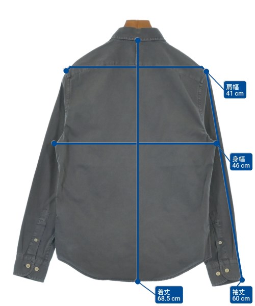 BANANA REPUBLIC（バナナリパブリック）カジュアルシャツ グレー サイズ:S メンズ/2200531890363