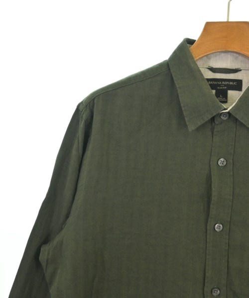BANANA REPUBLIC（バナナリパブリック）カジュアルシャツ 緑 サイズ:L メンズ/2200615216133