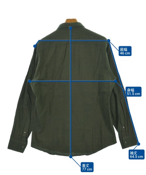 BANANA REPUBLIC（バナナリパブリック）カジュアルシャツ 緑 サイズ:L メンズ/2200615216133