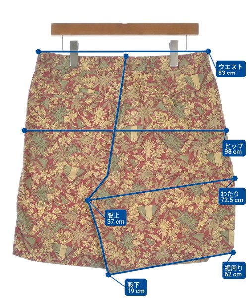 -（ソノタ）ショートパンツ 赤 サイズ:34(M位) メンズ/2200606995078