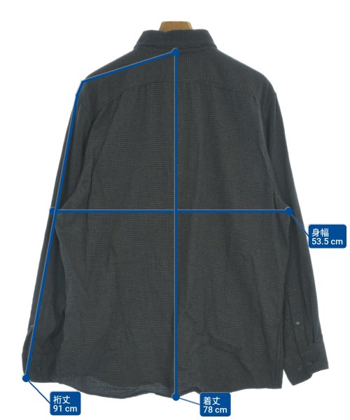 BANANA REPUBLIC（バナナリパブリック）カジュアルシャツ 黒 サイズ:XL メンズ/2200672465031