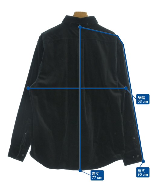 BANANA REPUBLIC（バナナリパブリック）カジュアルシャツ 黒 サイズ:XL メンズ/2200672465048