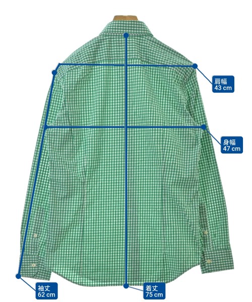 BANANA REPUBLIC（バナナリパブリック）カジュアルシャツ 緑 サイズ:M メンズ/2200673337146