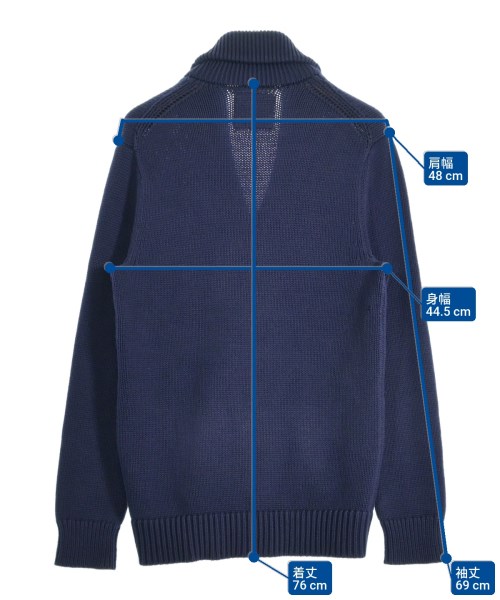 BANANA REPUBLIC（バナナリパブリック）カーディガン 紺 サイズ:M メンズ/2200662212034