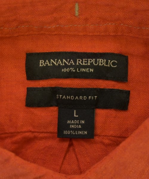 BANANA REPUBLIC（バナナリパブリック）カジュアルシャツ オレンジ サイズ:L メンズ/2200714228280