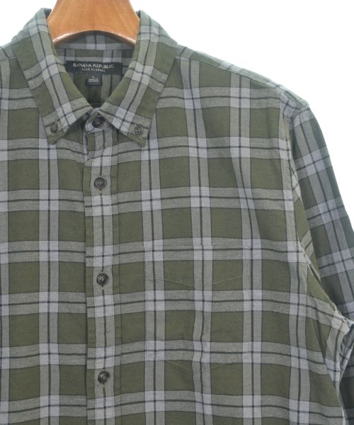BANANA REPUBLIC（バナナリパブリック）カジュアルシャツ カーキ サイズ:L メンズ/2200640042356