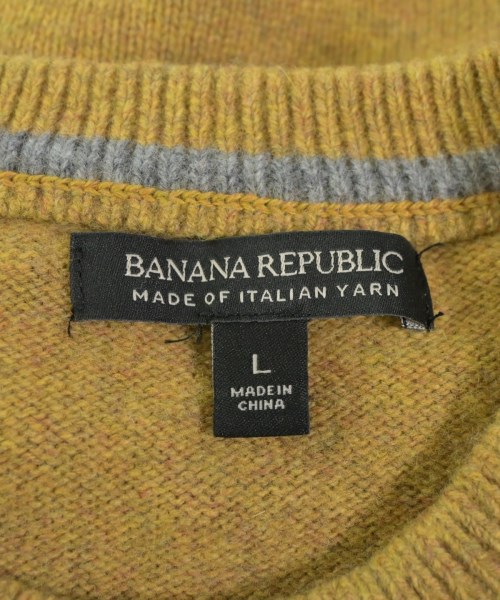 BANANA REPUBLIC（バナナリパブリック）ニット・セーター 黄 サイズ:L メンズ/2200689636035