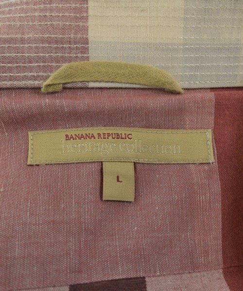 BANANA REPUBLIC（バナナリパブリック）カジュアルシャツ 赤 サイズ:L メンズ/2200689636110