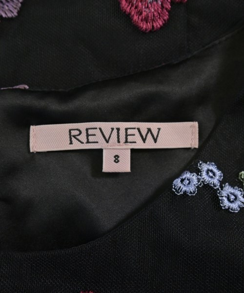 REVIEW（レビュー）ワンピース 黒 サイズ:8(M位) レディース/2200720975031