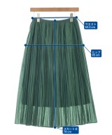 HARRISS（ハリス）ロング・マキシ丈スカート 緑 サイズ:34(XS位) レディース/2200640604042