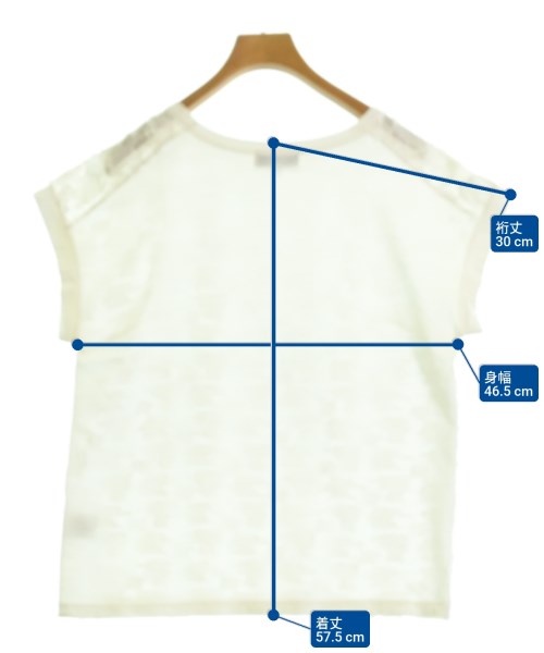 HARRISS（ハリス）Tシャツ・カットソー 白 サイズ:36(S位) レディース/2200607516067