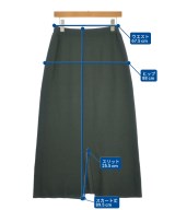 HARRISS（ハリス）ロング・マキシ丈スカート 緑 サイズ:38(M位) レディース/2200691082127