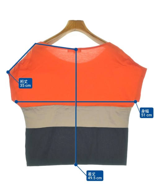 HARRISS（ハリス）Tシャツ・カットソー オレンジ サイズ:36(S位) レディース/2200647328132