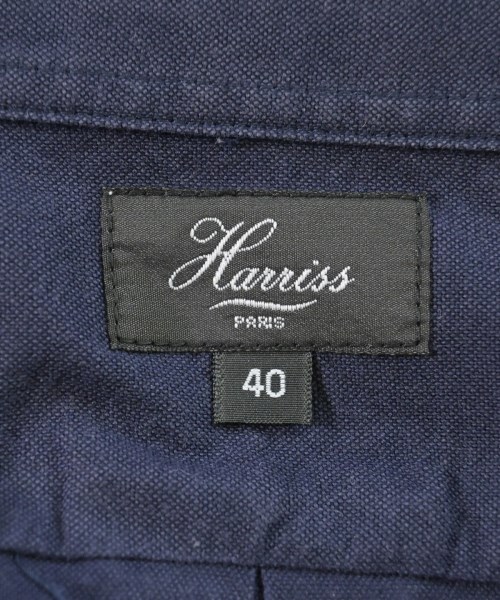 HARRISS（ハリス）カジュアルシャツ 紺 サイズ:40(L位) メンズ/2200682386234