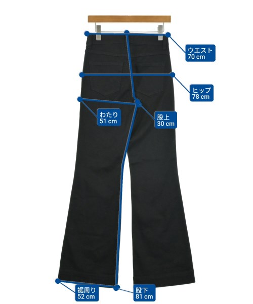 J.CREW（ジェイクルー）デニムパンツ 黒 サイズ:25(S位) レディース/2200611606020