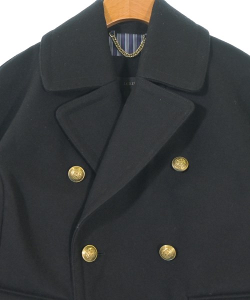 J.CREW（ジェイクルー）ピーコート 黒 サイズ:2(M位) レディース/2200711348011