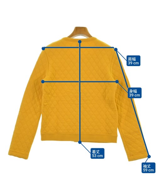 PETIT BATEAU（プチバトー）カーディガン 黄 サイズ:XS レディース/2200631118015