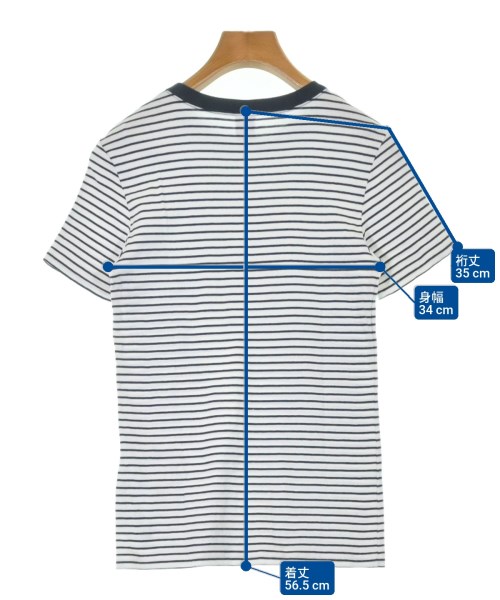 PETIT BATEAU（プチバトー）Tシャツ・カットソー 白 サイズ:XS レディース/2200635549075