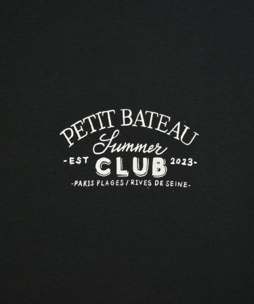 PETIT BATEAU（プチバトー）Tシャツ・カットソー 黒 サイズ:S レディース/2200644599498