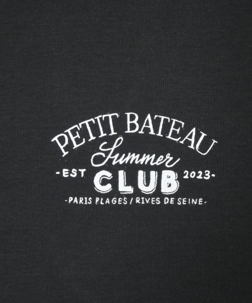PETIT BATEAU（プチバトー）Tシャツ・カットソー 黒 サイズ:L レディース/2200644601191